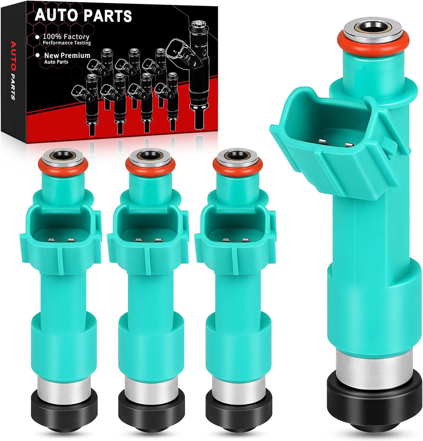 Fuel Injectors Fits for:-Toyota Camry 2004-2009, Highlander 2006-2007, Corolla 2009-2010 Solara Matrix 2.4L L4 for:-Scion tC xB 4PCS OE#23250-28080, 23250-0H060, 23209-28080, 84212303