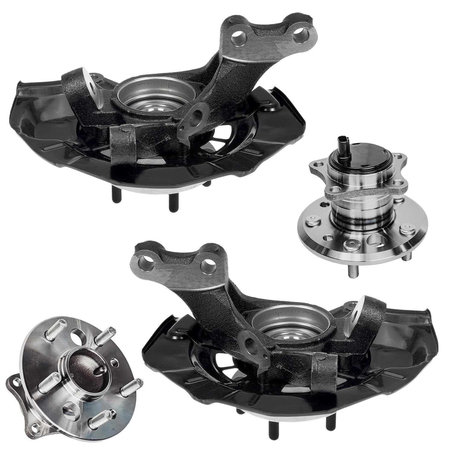 Detroit Axle - 4pc Steering Knuckles Kit for 2007-2011 Toyota Camry