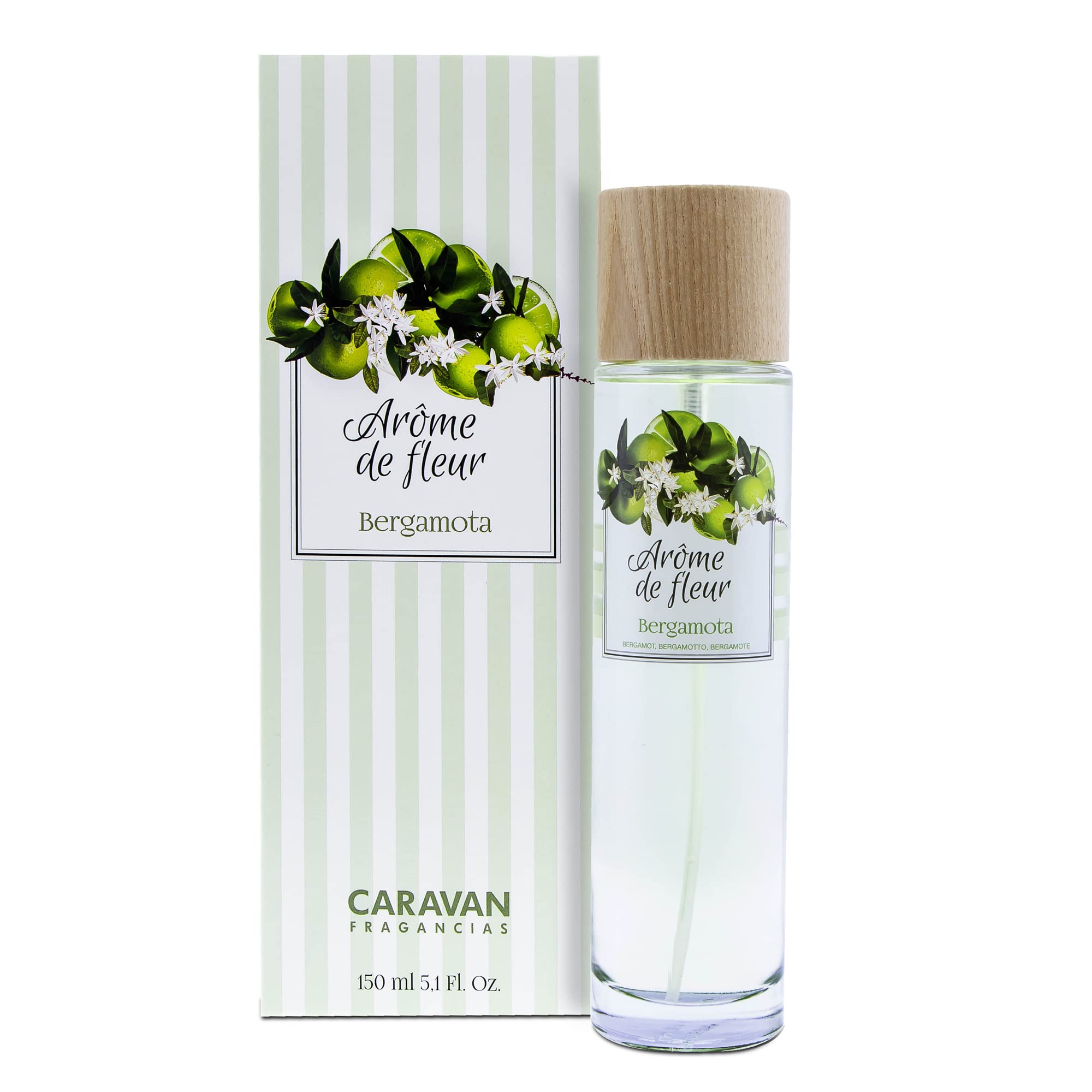 Caravan, Set de 2 frascos 150 ml, arome de fleur bergamota