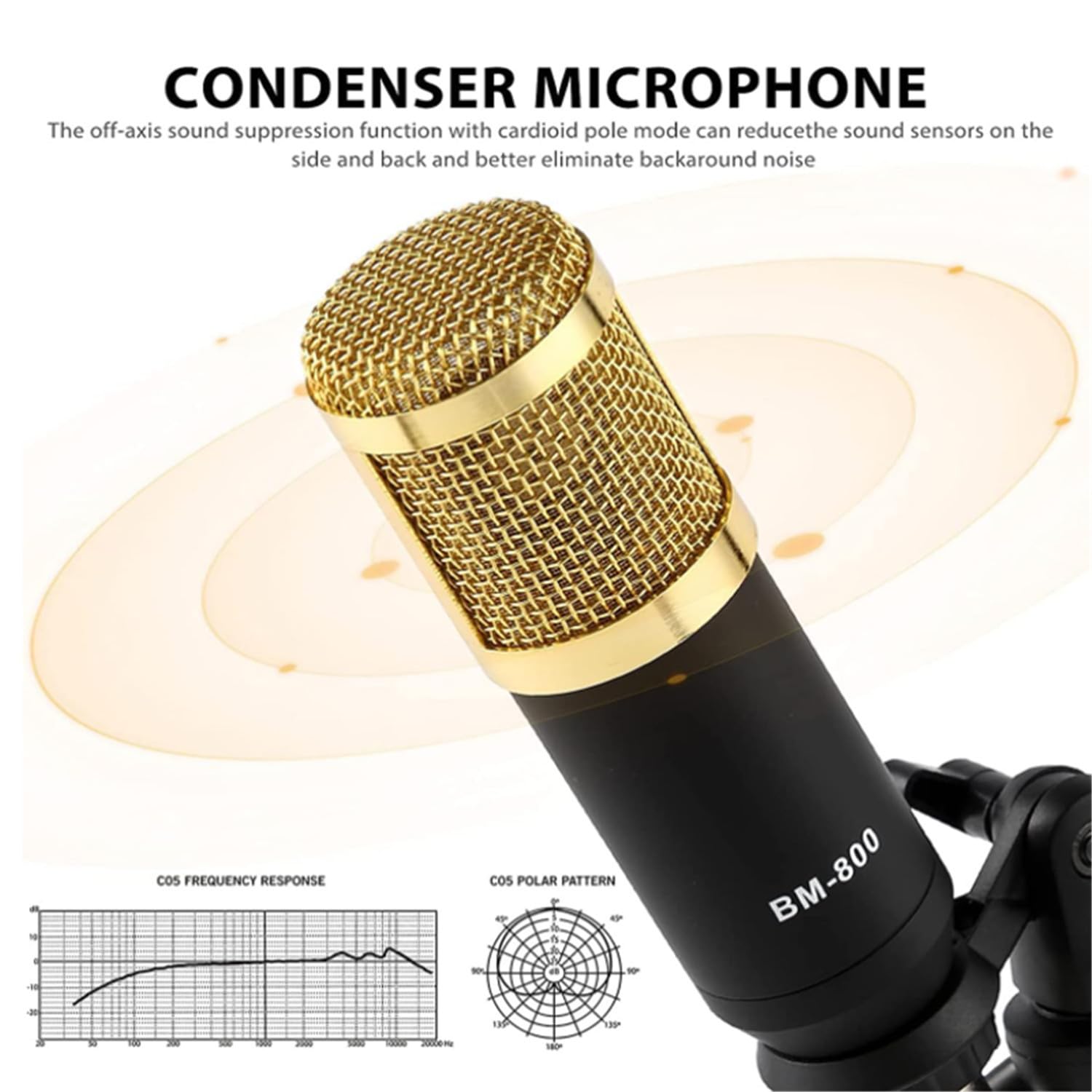 Podcast Bundle BM-800 Microfono a condensatore con kit scheda audio live F998 Attrezzatura Cambia voce e funzioni mixer per PC Studio Recording Broadcasting
