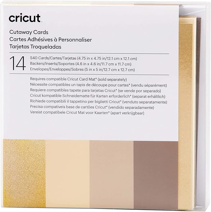 Cricut Cutaway Cards S40, Intricately Design Birthday Cards