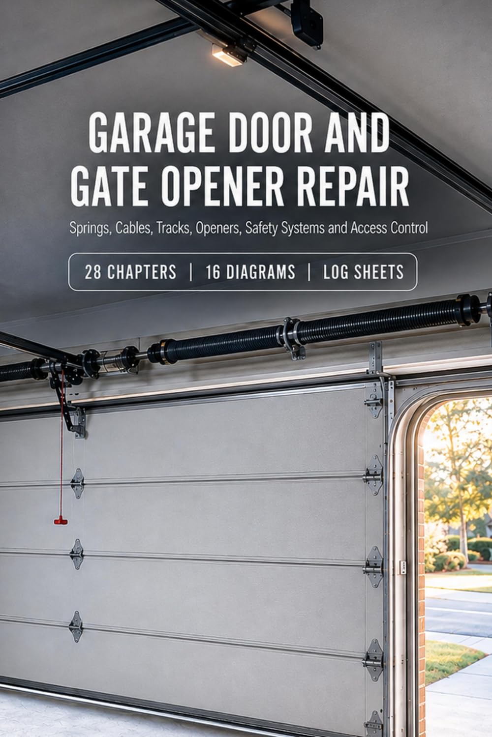 Garage Door and Gate Opener Repair: Springs, Rollers, Cables, Openers and Driveway Gates: Diagnosis, Safe Repairs, Adjustment and Maintenance