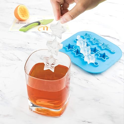 Miniatura 7 de Tovolo Corazón Swizzle Stick Hielo MoldeOld Fashion, Rosado