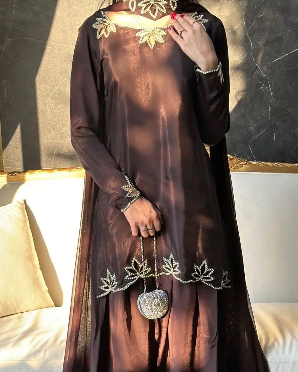Beautiful Punjabi Style Slwar Suit For Women Ready To Wear Salwar Kameez With Dupatta