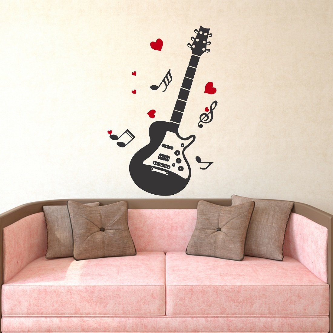 Wallstick Guitar wallstickers (Vinyl 110 cm x 70 cm)-image-19