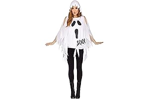 Women's Ghost Polyester Poncho