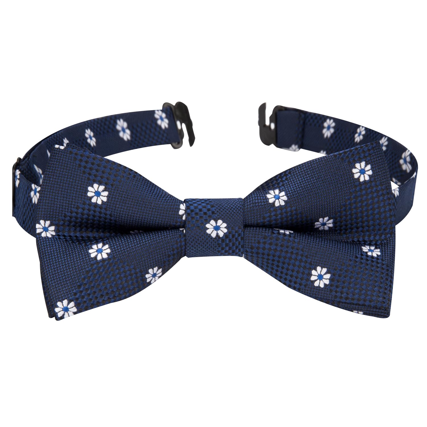 HISDERN Bow Ties for Boys Pre Tied Toddler Bow Tie Adjustable Kids Bowties Clip On Fun Patterned Bowties for Wedding Party