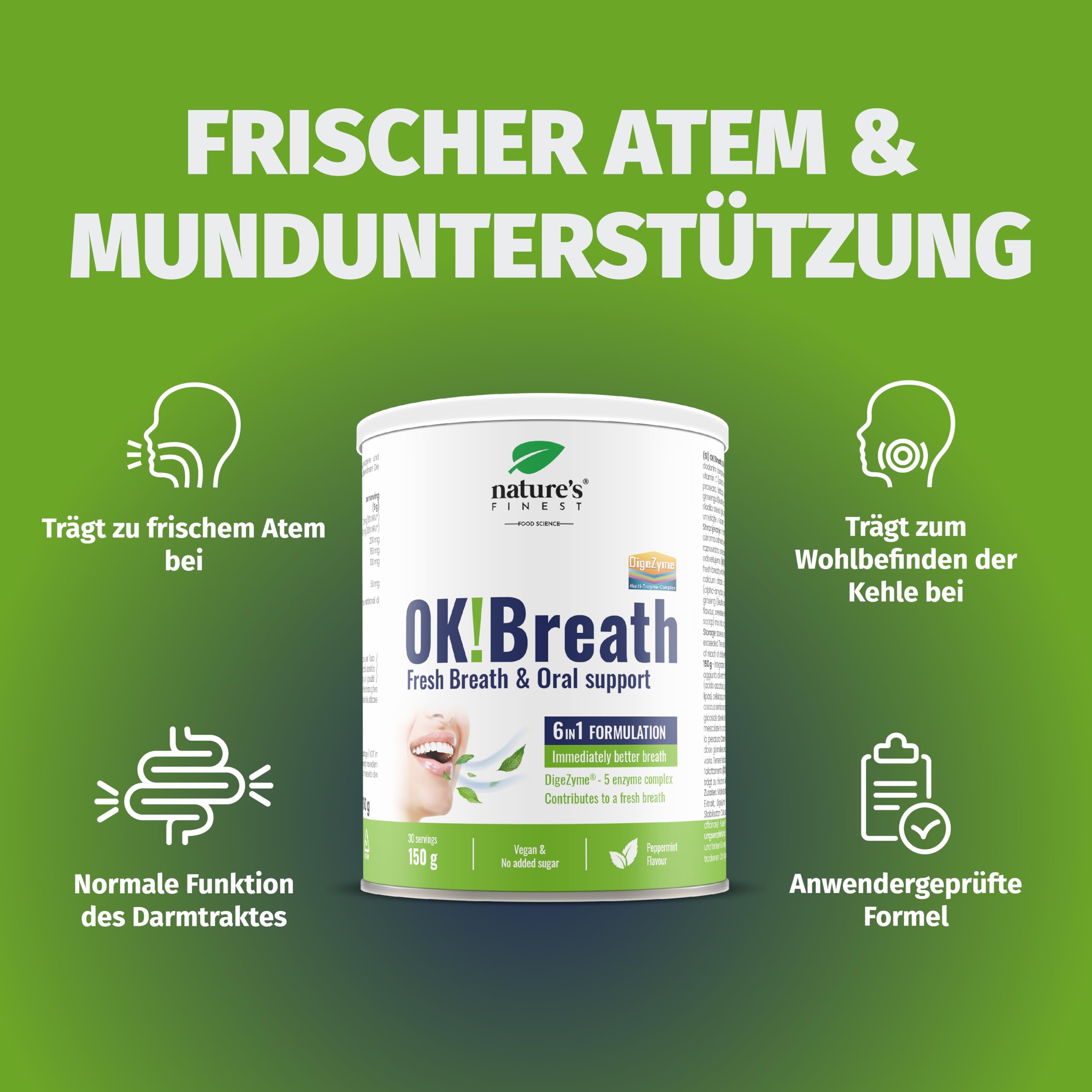 Nature's Finest OK!Breath, Trinkpulver 300 g (2er Pack)