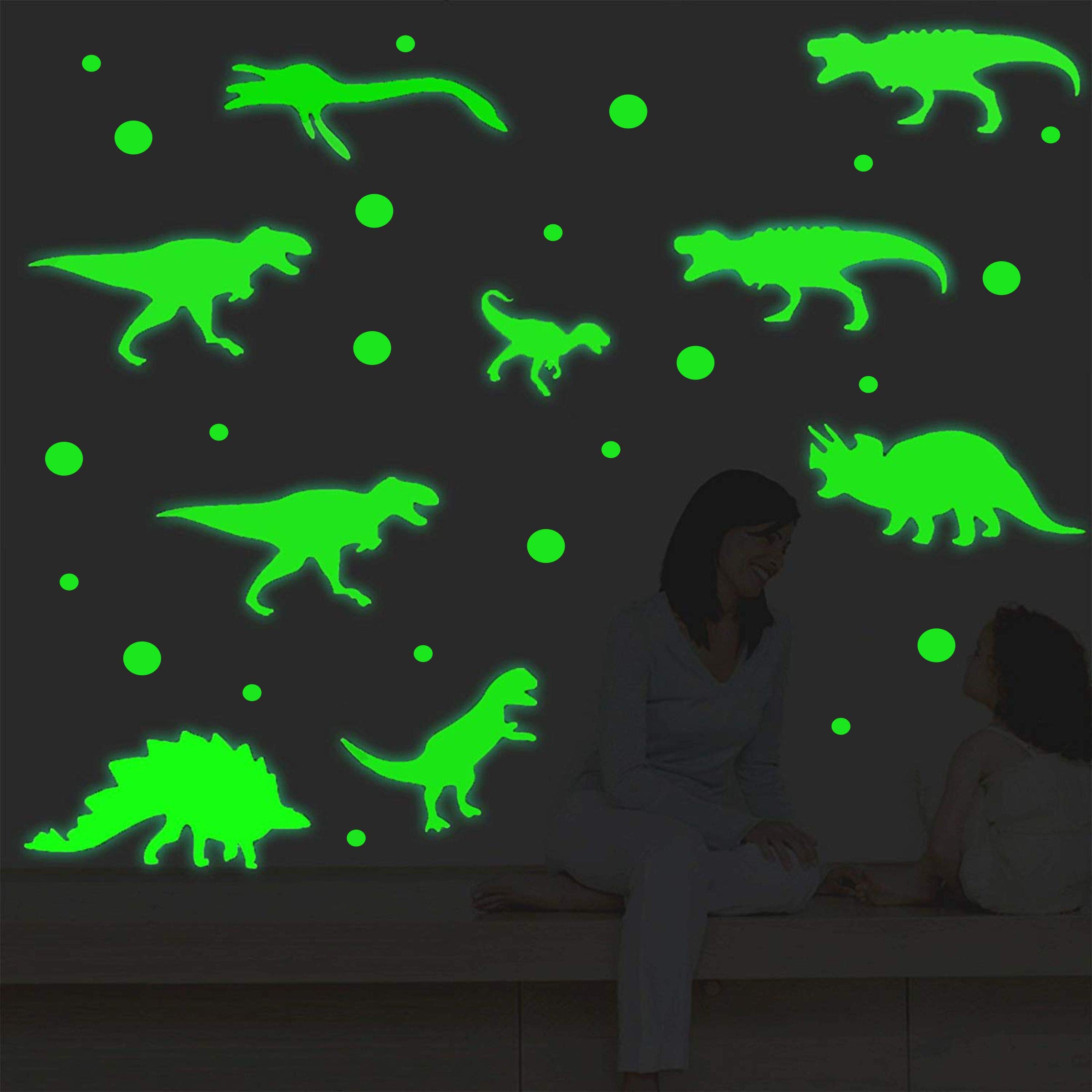 Dinosaur Glow Wall Sticker - Kids Room Decor -1