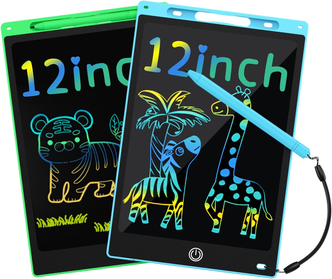LCD Writing Tablet for Kids, Toddler Toys 2Pck Drawing Tablet Doodle