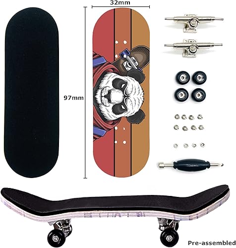 Miniatura 2 de BRAVORD Diapasón profesional completo de madera de 321.339in, 5 capas de arce con componentes mejorados (SK-Panda)