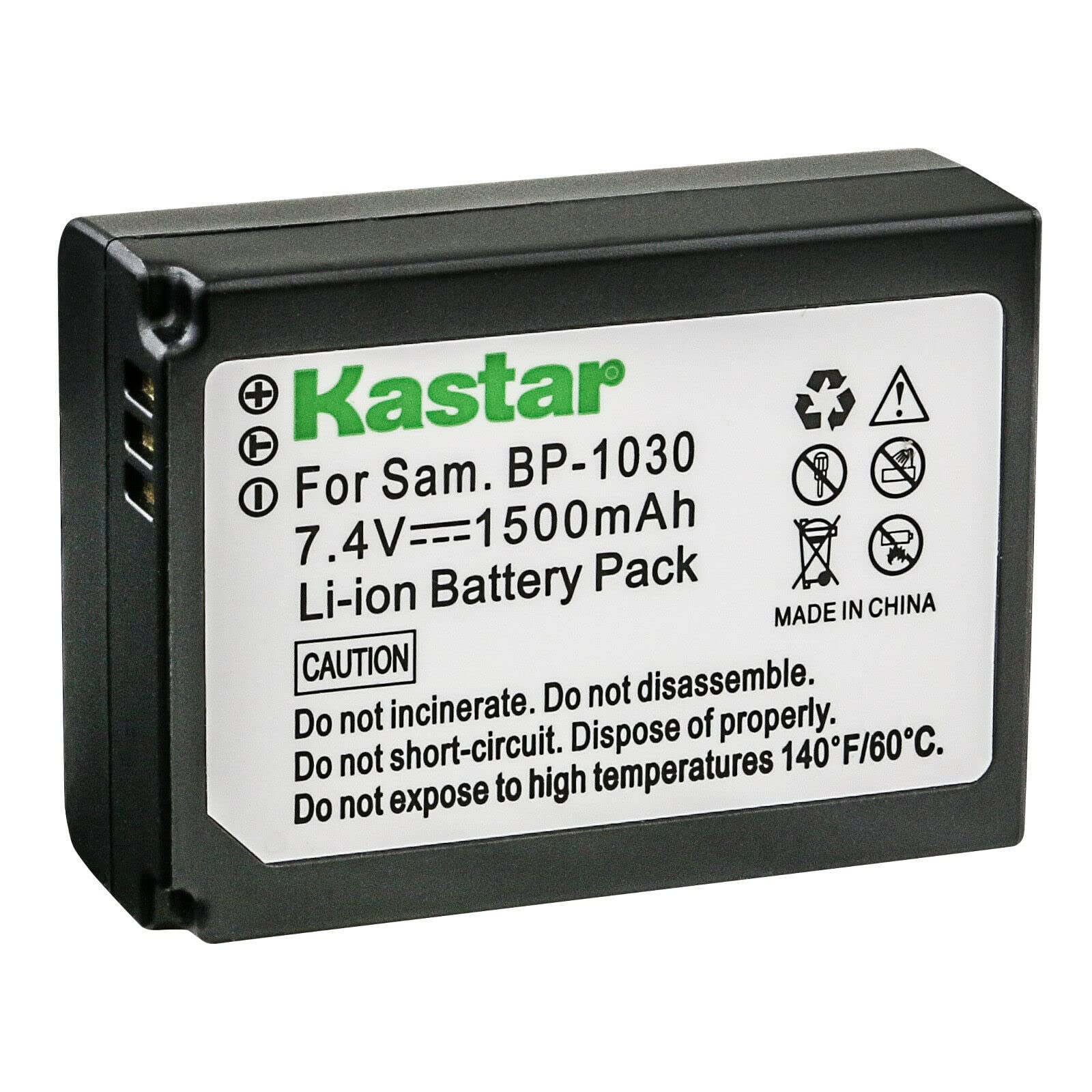 Kastar Battery 1-Pack Replacement for Samsung BP-1030 BP1030, ED-BP1030, BP-1130 BP1130, ED-BP1130 Battery, Samsung NX200, NX210, NX300, NX300M, NX310
