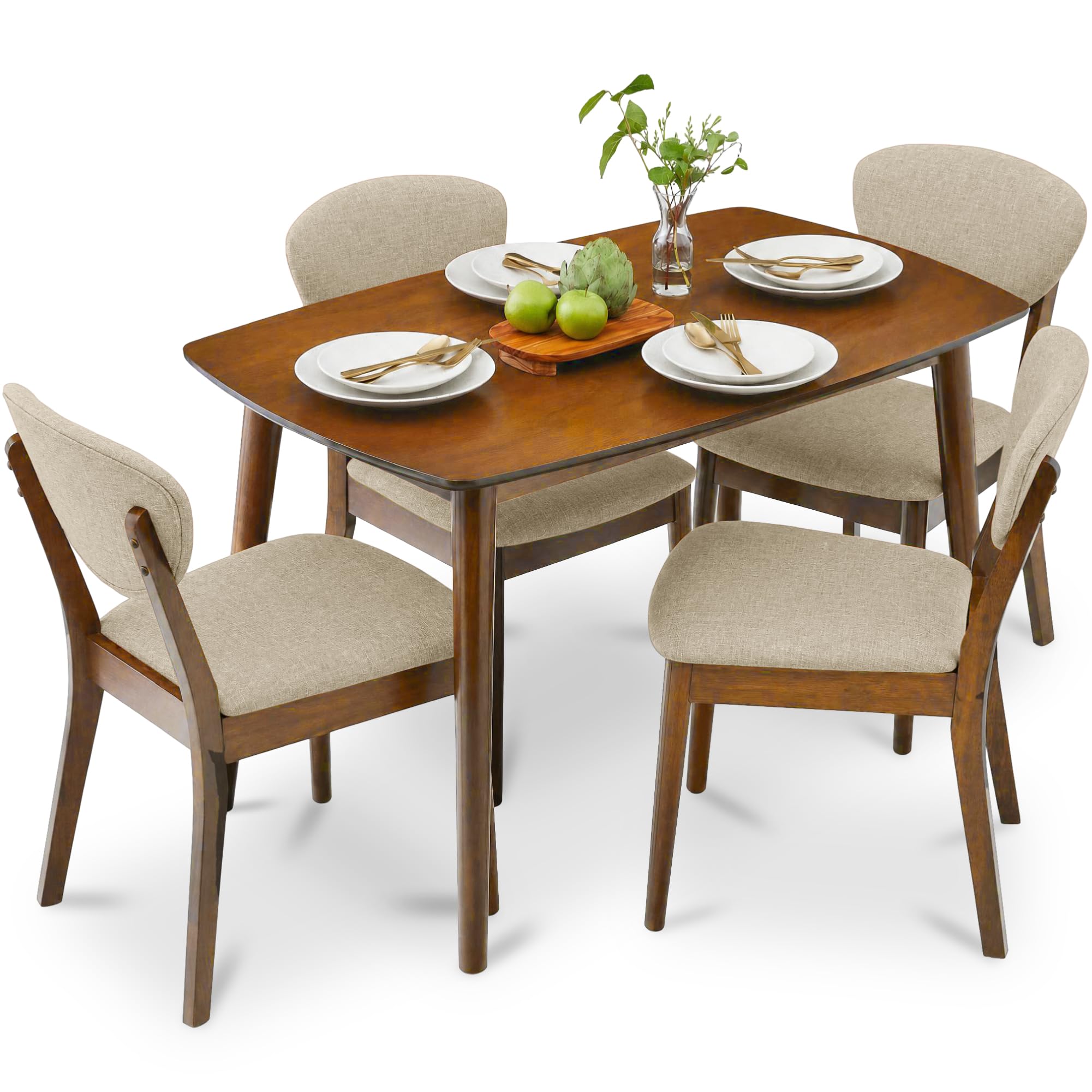 Best Choice Products 5-Piece Mid-Century Dining Set