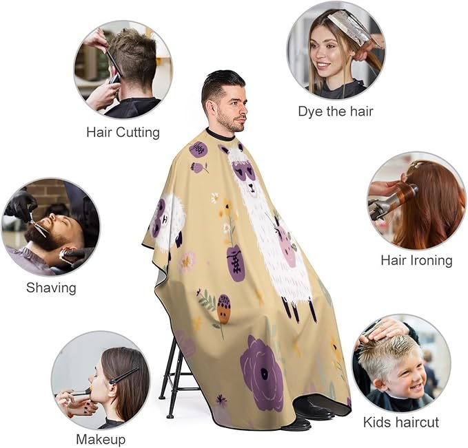 Capa de Corte de Pelo Impermeable para Hombres y Mujeres miniatura 3