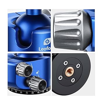 Amazon | Leofoto レオフォト LH-40R (BL) 自由雲台 (NP-60付
