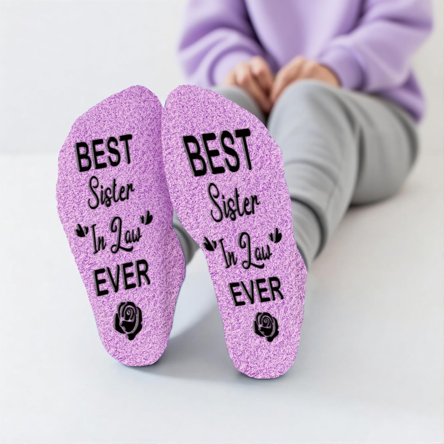 Juesly Christmas Gift for Women Mom Sister - Fuzzy Stocking Stuffers Birthday for Grandma Dog Cat Lover image 2