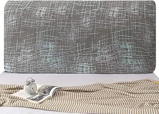 laamei Copri Testata del Letto Univerasale Copri Testiera Letto Matrimoniale Elastica Lavabile Protezione Copertura per Testiera del Letto Decorazione per Camera(Modello-1,150-170cm)