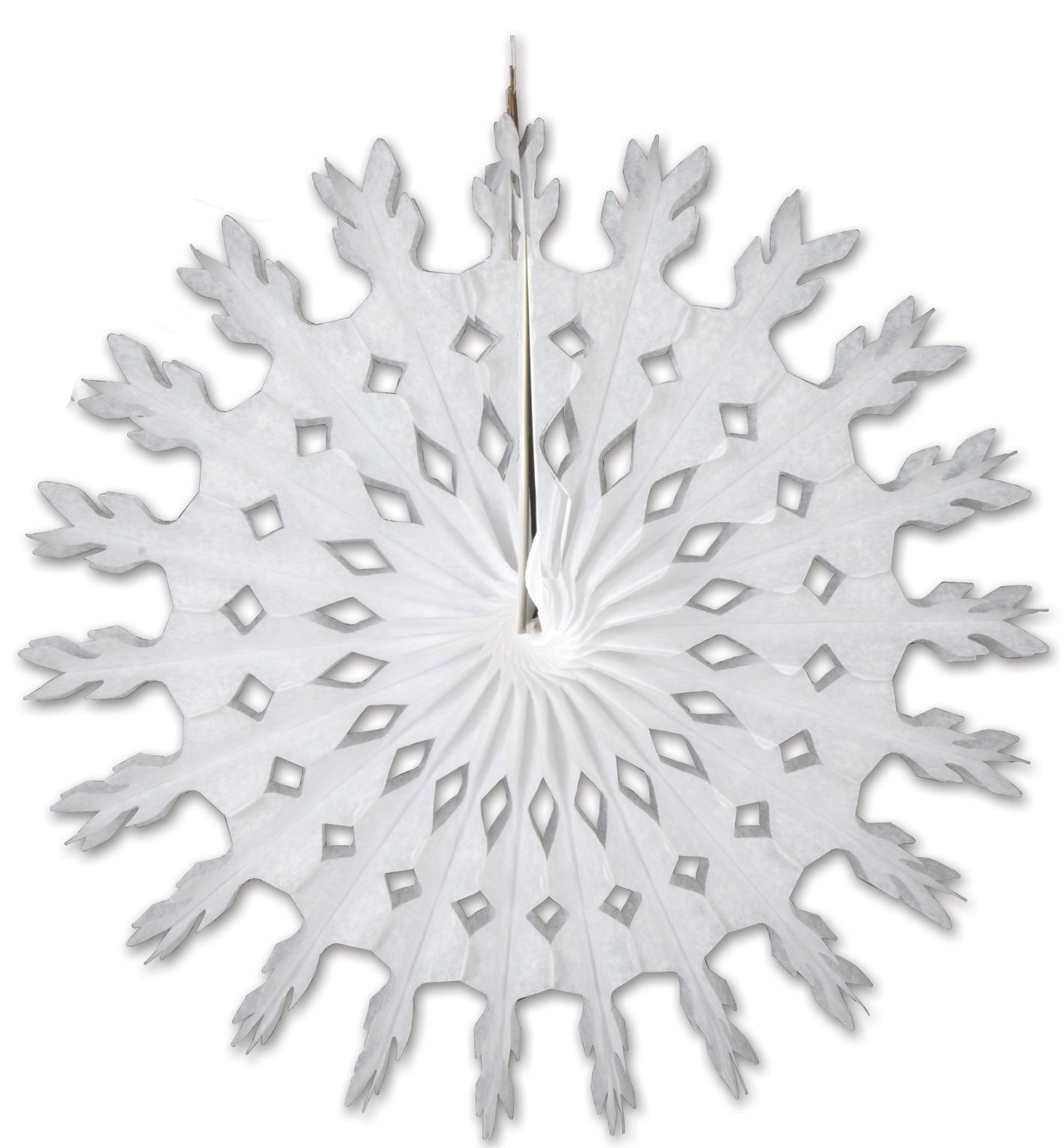White Tissue Snowflake, 22-Inch
