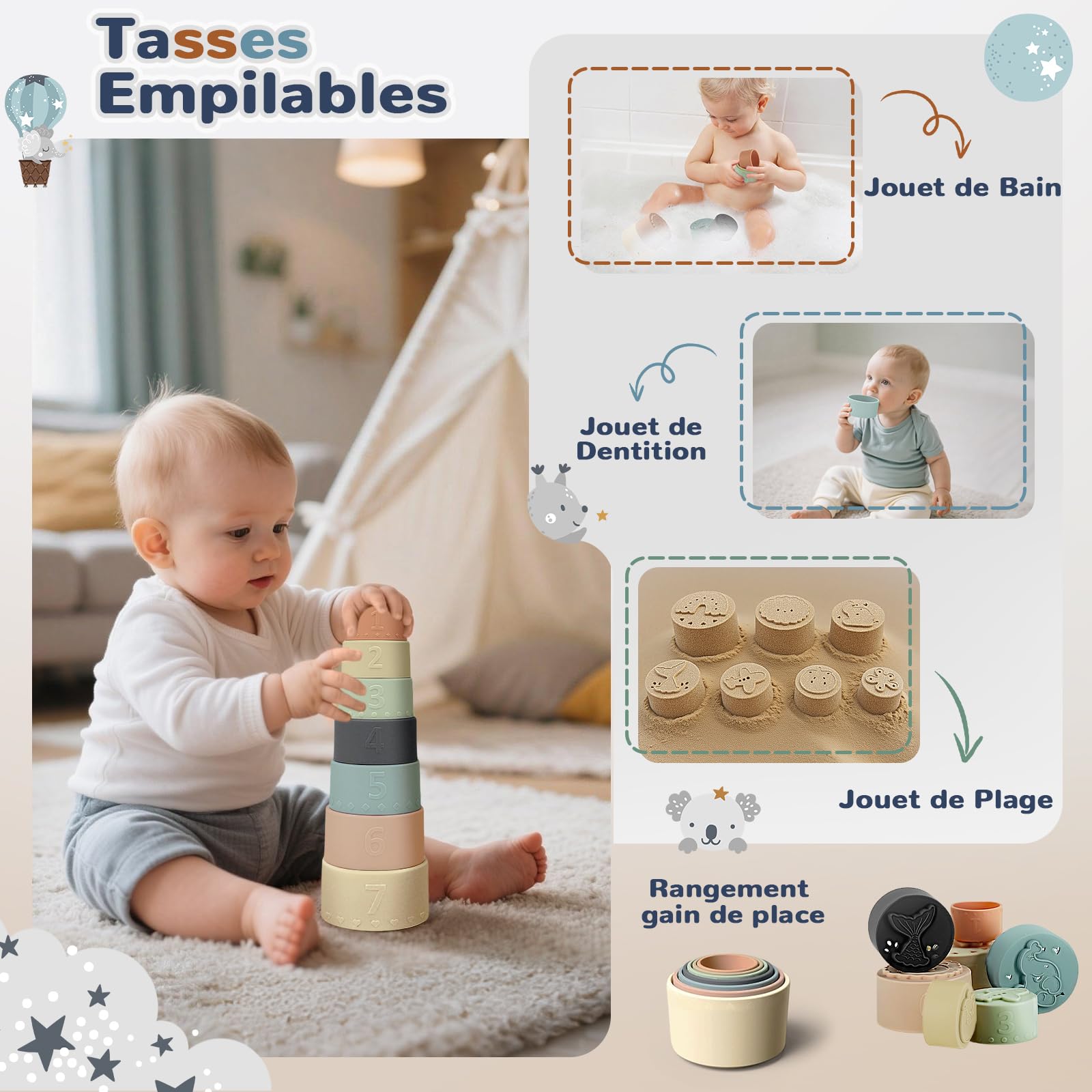 Moonkie Anneau Dentition Bebe, Téléphone Silicone pour Enfant, Pop It Jouets, Jouet Dentition Bébé, Sans BPA, Jeux Eveil, Jouet Bebe 3 Mois+, Cadeau Naissance Garcon & Fille(Blush Moonkie Anneau Dentition Bebe, Téléphone Silicone pour Enfant, Pop It Jouets, Jouet Dentition Bébé, Sans BPA, Jeux Eveil, Jouet Bebe 3 Mois+, Cadeau Naissance Garcon & Fille(Blush
