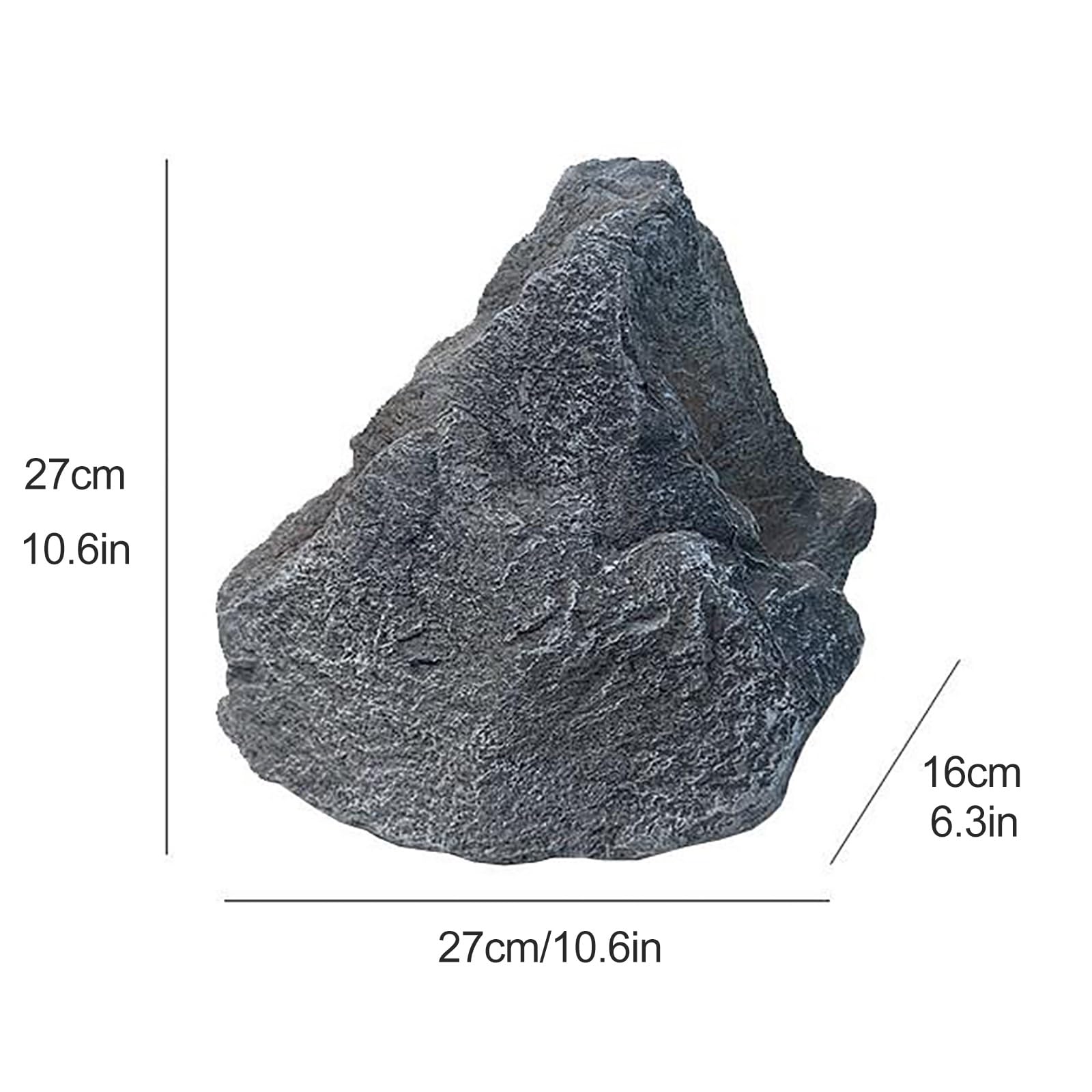 Artificial Landscape Stone,Landscaping Decorative Stone,Realistic Natural Effect Of Large Artificial Rock,Selected PU Foam Material,Suitable For Aquarium Decoration,Pool Landscape,Landscaping(27x16x27