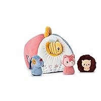 LILLIPUTIENS - Casa delle attività in Tessuto con 4 Accessori per Bambini