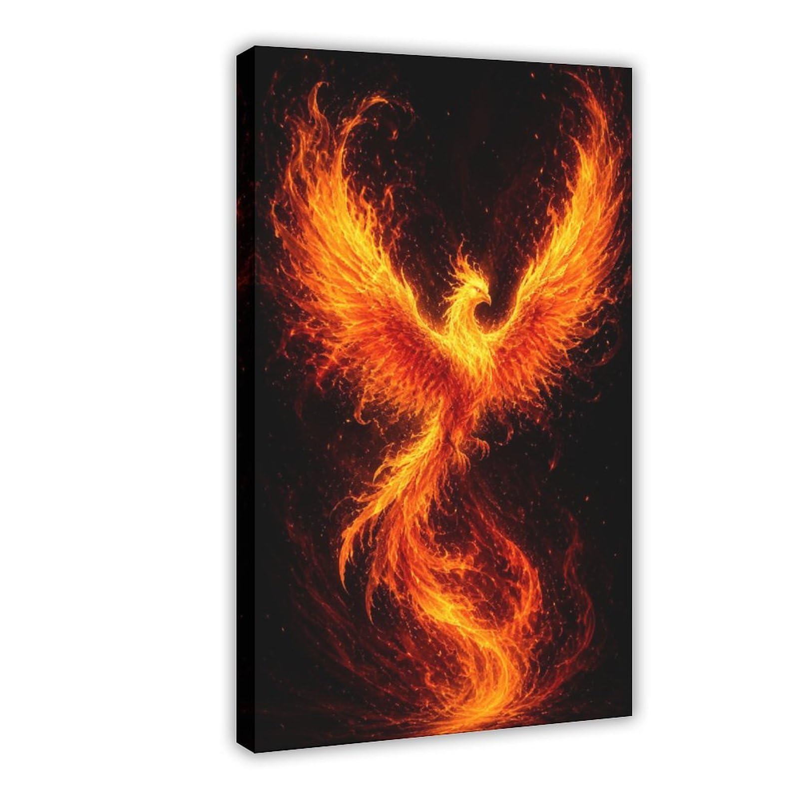 FDKLS The Phoenix Reborn from The Ashes Poster Canvas Poster for Dorm Room Decor Gift