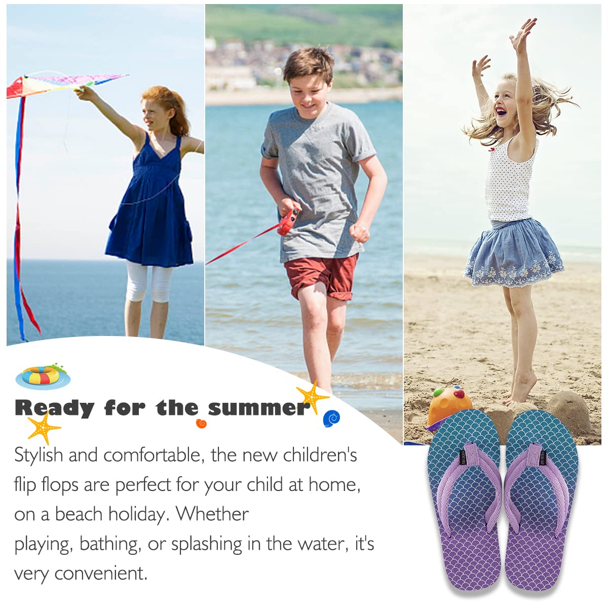 Zapatos De Natación para Niños Antideslizante Secado Rápido Descalzo Aqua Calcetines Piscina Surf