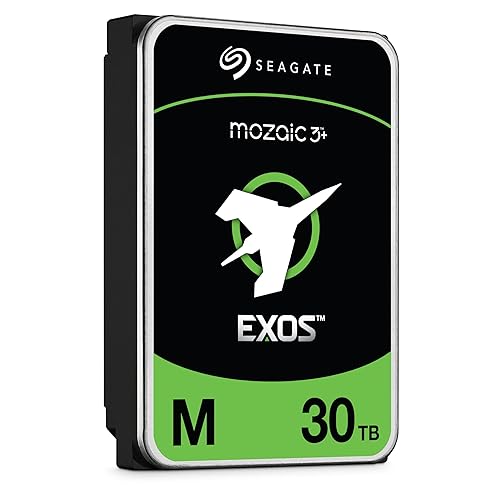Miniatura 4 de Seagate Exos M 30TB Enterprise Disco duro interno HDD - 3.5 pulgadas 6GBs SATA 7200RPM 2.5M MTBF (ST30000NM004K)