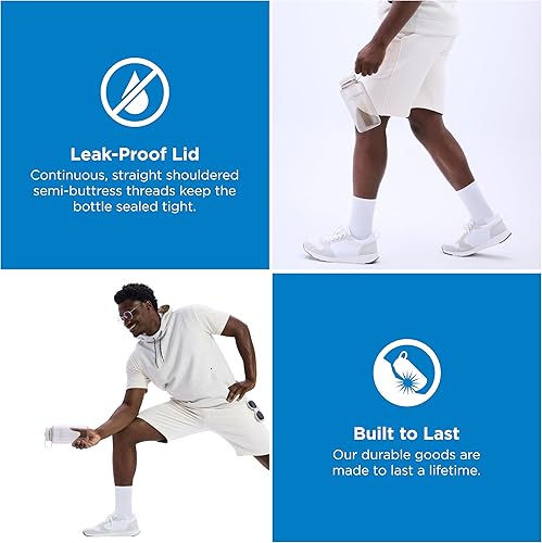 Miniatura 171 de Nalgene Sustain - Botella de agua de Tritan sin bisfenol A hecha con un 50 % de material derivado de restos de plástico, 32 fl oz, boca ancha