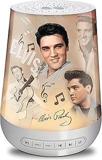 The Bradford Exchange Elvis Sleep Sound Machine with Nightlight and 24 Sounds (White)