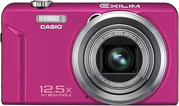 Amazon | CASIO デジタルカメラ EXILIM 1610万画素 12.5倍 チェリー