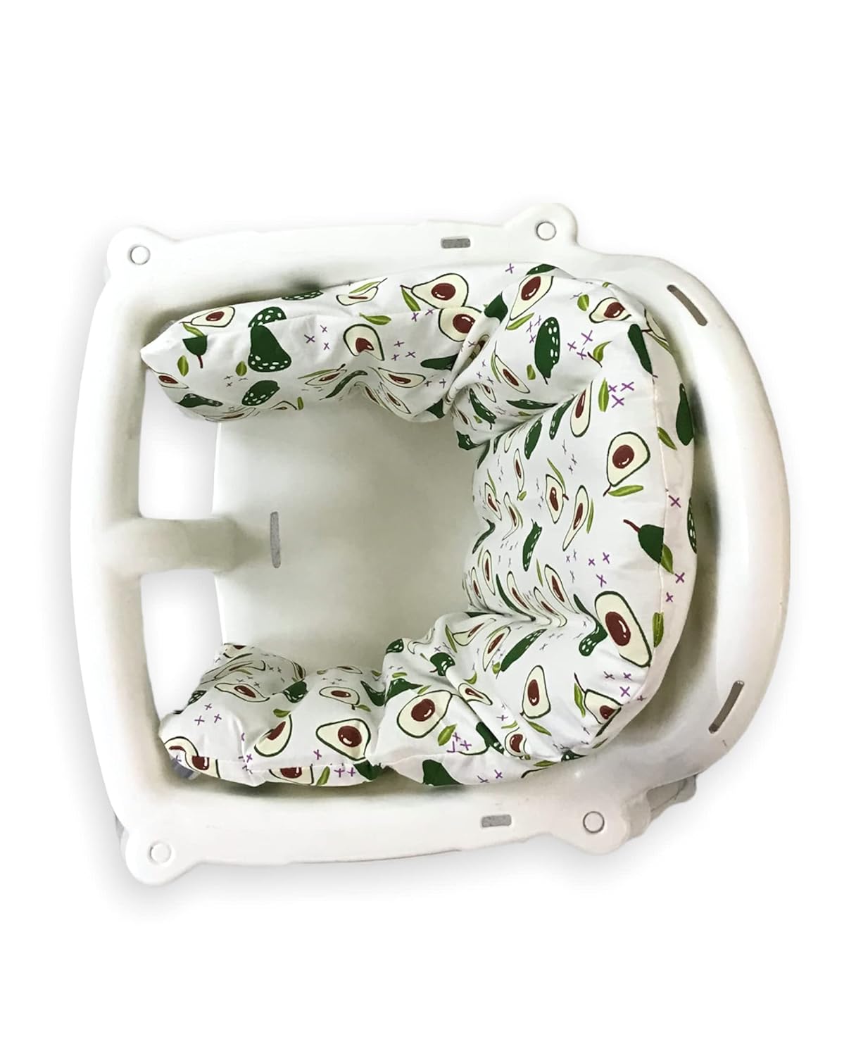 High Chair Cover for IKEA Antilop,Cotton Cover for Inflatable Cushion, Cushion Cover as High Chairs Accessories for Babies and Toddlers, It is Only Cover! (Avocado)