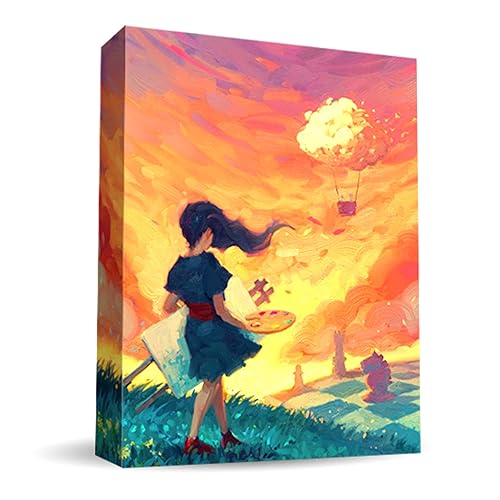 Canvas – Strategic, Artistic, Card Crafting Game, Solo or up to 5 Players, Age 14+, Award-Winning Board Game with Transparent Cards, Premium Components & Art Cards
