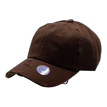 帽子 unsually Washed Damage Cap (moca brown) 帽子 unsually Washed Damage Cap (moca brown) Men's baseball