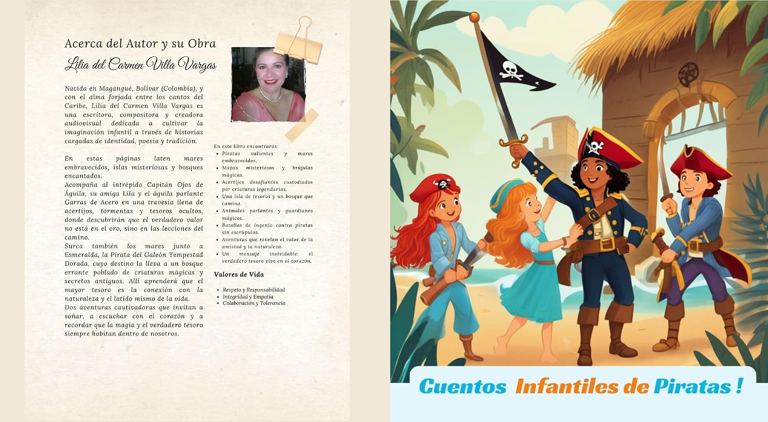 Cuentos de Infantiles de Piratas: Cuentos Infantiles (Spanish Edition)