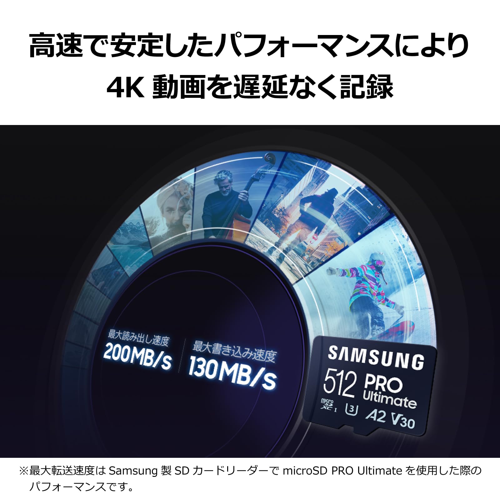サムスン PRO Ultimate マイクロSD 512GB 200MB/s