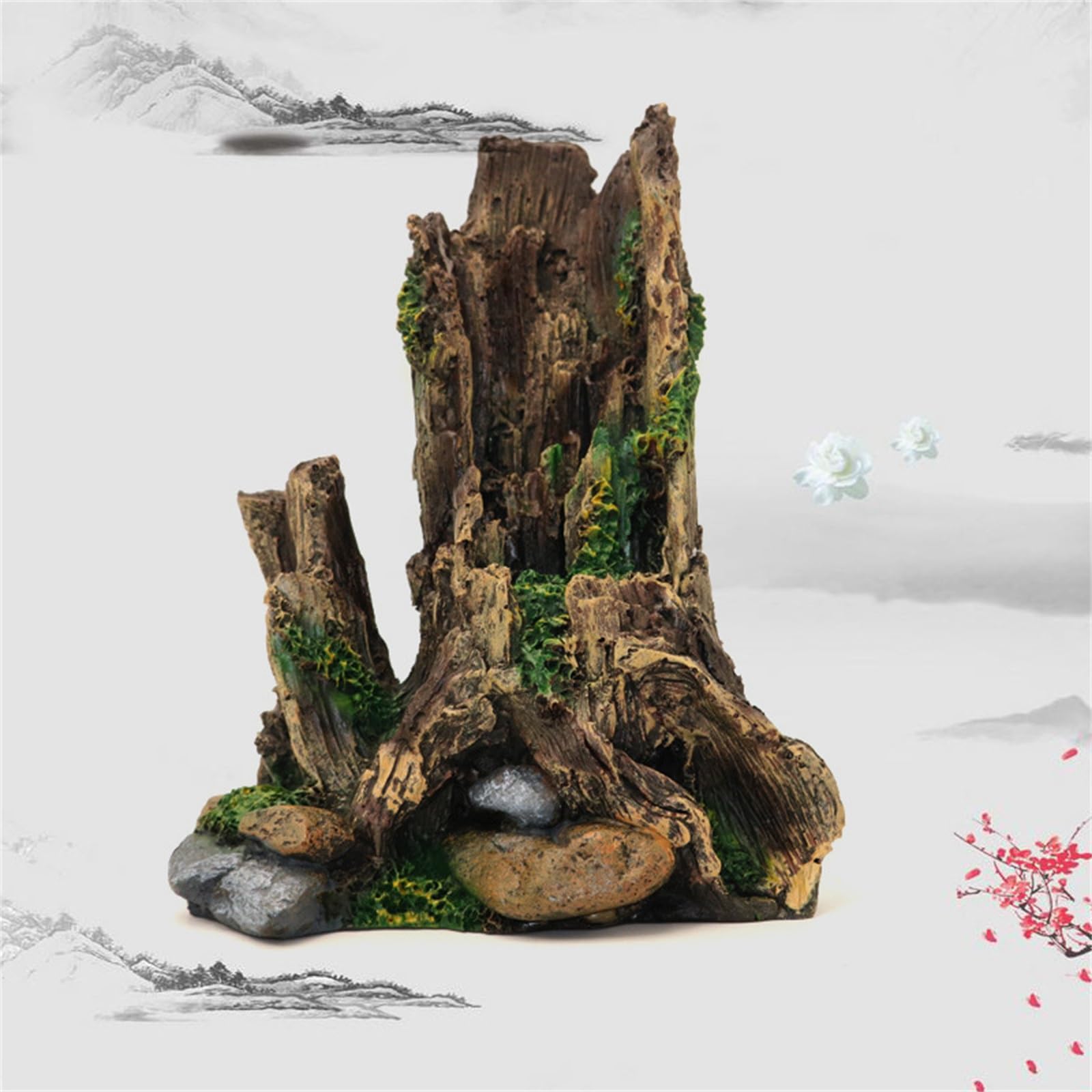 流木　アクアリウム　爬虫類　根流木　シェルター　石組み固定済み　即沈水　S20 Amazon.co.jp: 水槽用 オブジェ 沈んだ木の木の幹の根の創造的な