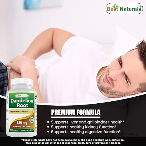 Miniatura 4 de Best Naturals Raíz de diente de león 520 mg y extracto de Ashwagandha 500 mg