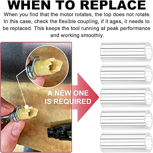 Miniatura 3 de 395 acoplamiento flexible multiherramienta compatible con Dremel Parts 2615294309 5pcs Acoplamiento rotatorio de múltiples herramientas