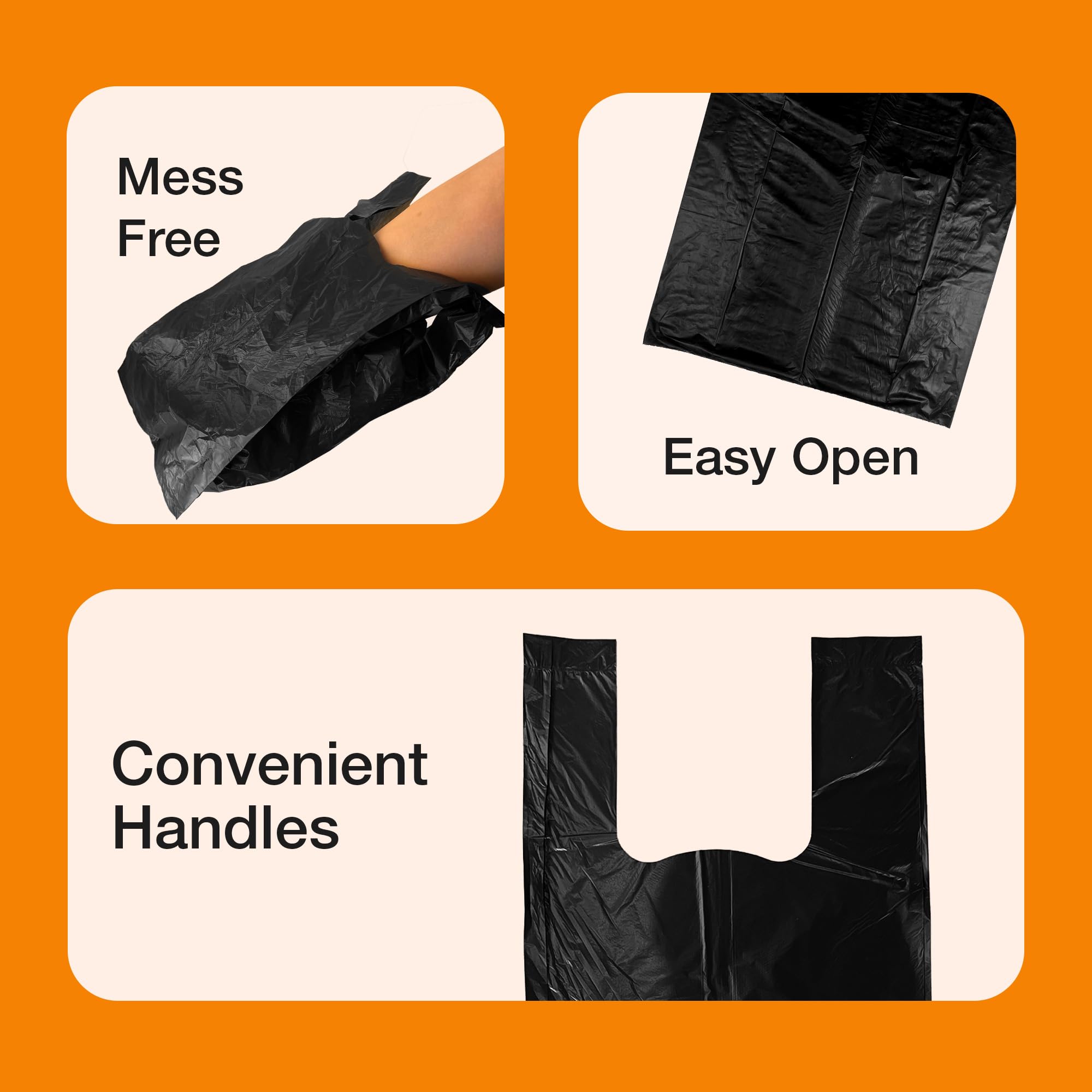 Petface No Mess Degradable Poop Bags With Tie Handles (Pack of 100) — view 5