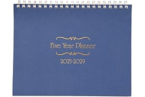 5 Year Planner 2025-2029 Daily Weekly Monthly Agenda