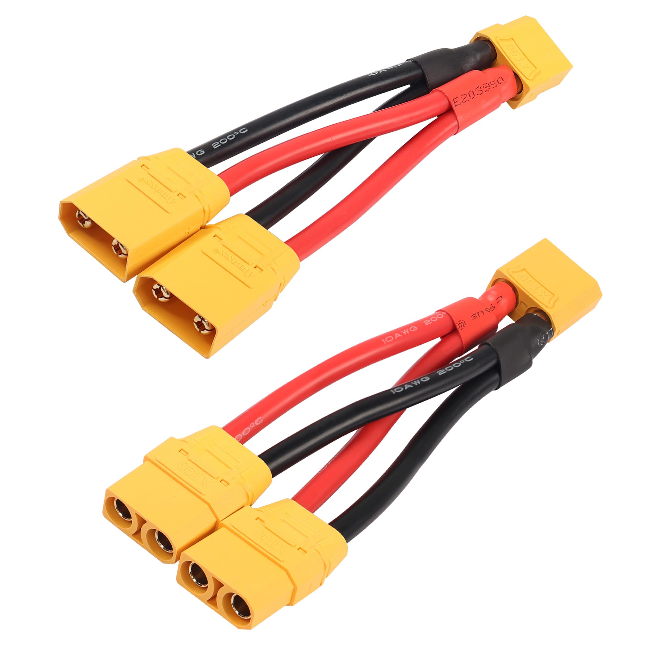 Amazon.com: YACSEJAO 1 Pair XT90 Parallel Y Splitter Battery
