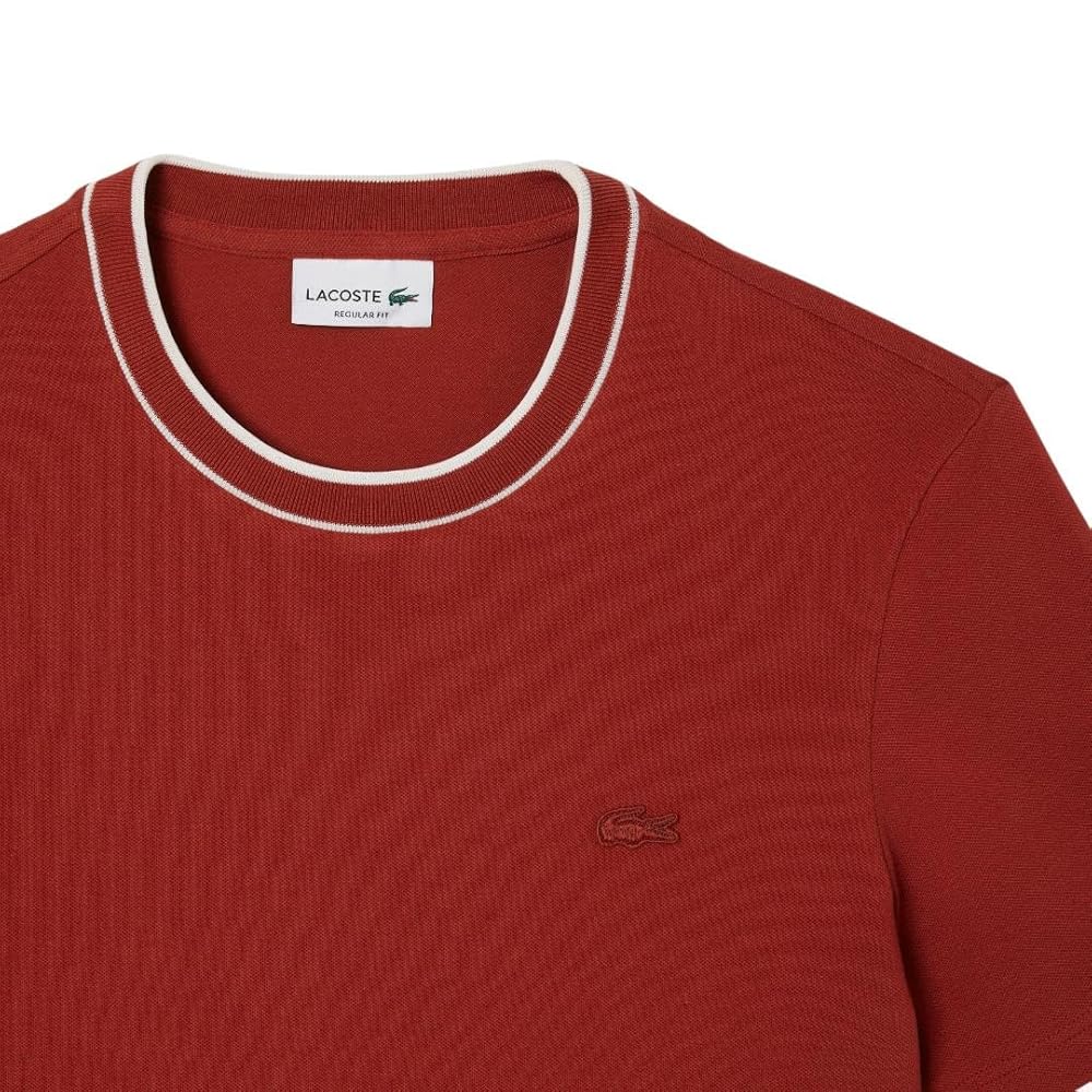 Lacoste Men's Crew Neck Short Sleeve Regular Fit Classic T