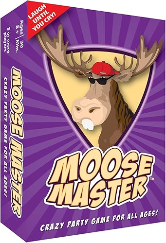 Moose Master - Ríe hasta que llores - Tus mejillas se lastimarán por sonreír y reír tan duro - para personas divertidas que buscan una noche