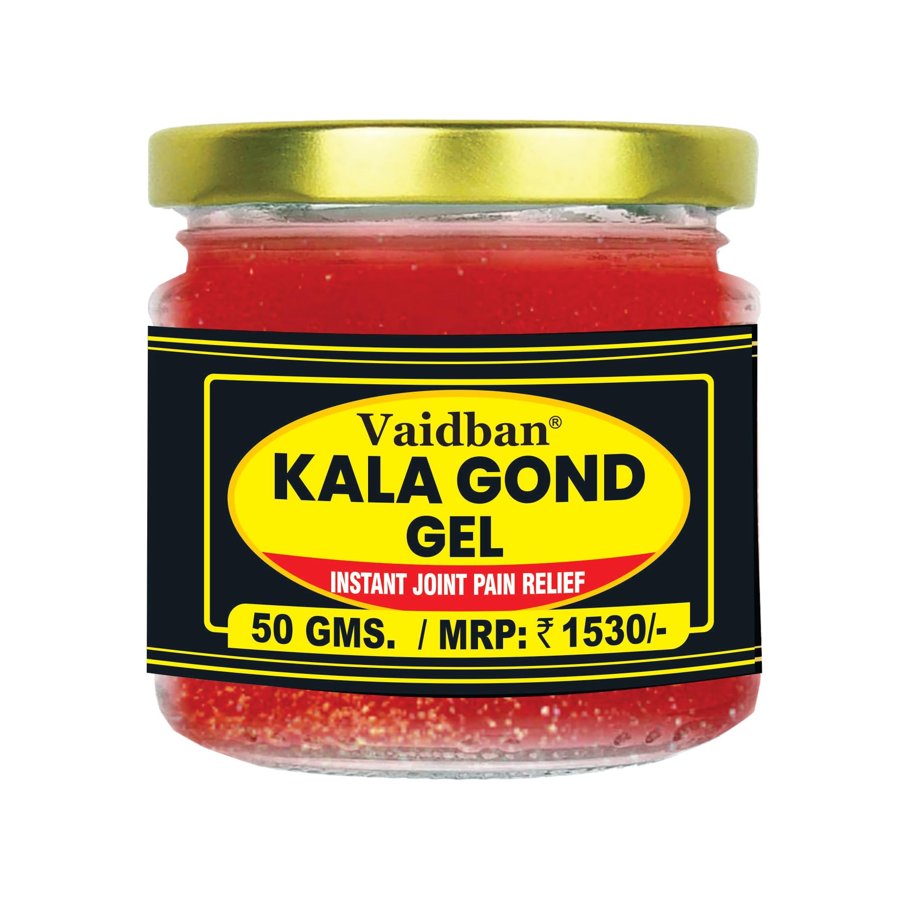 Vaidban Kala Gond Gel (50gm) | Suitable for Back Pain, Muscle Pain, Joint Pain, Knee Pain | 100% Ayurvedic Formula | Suitable for Sports & Gym related injuries (B0D9PYTMQC) Amazon Price History, Amazon Price Tracker