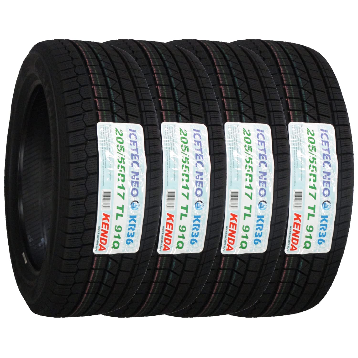 Amazon.co.jp: ケンダ(KENDA) スタッドレスタイヤ KR36 205/55R17 91Q