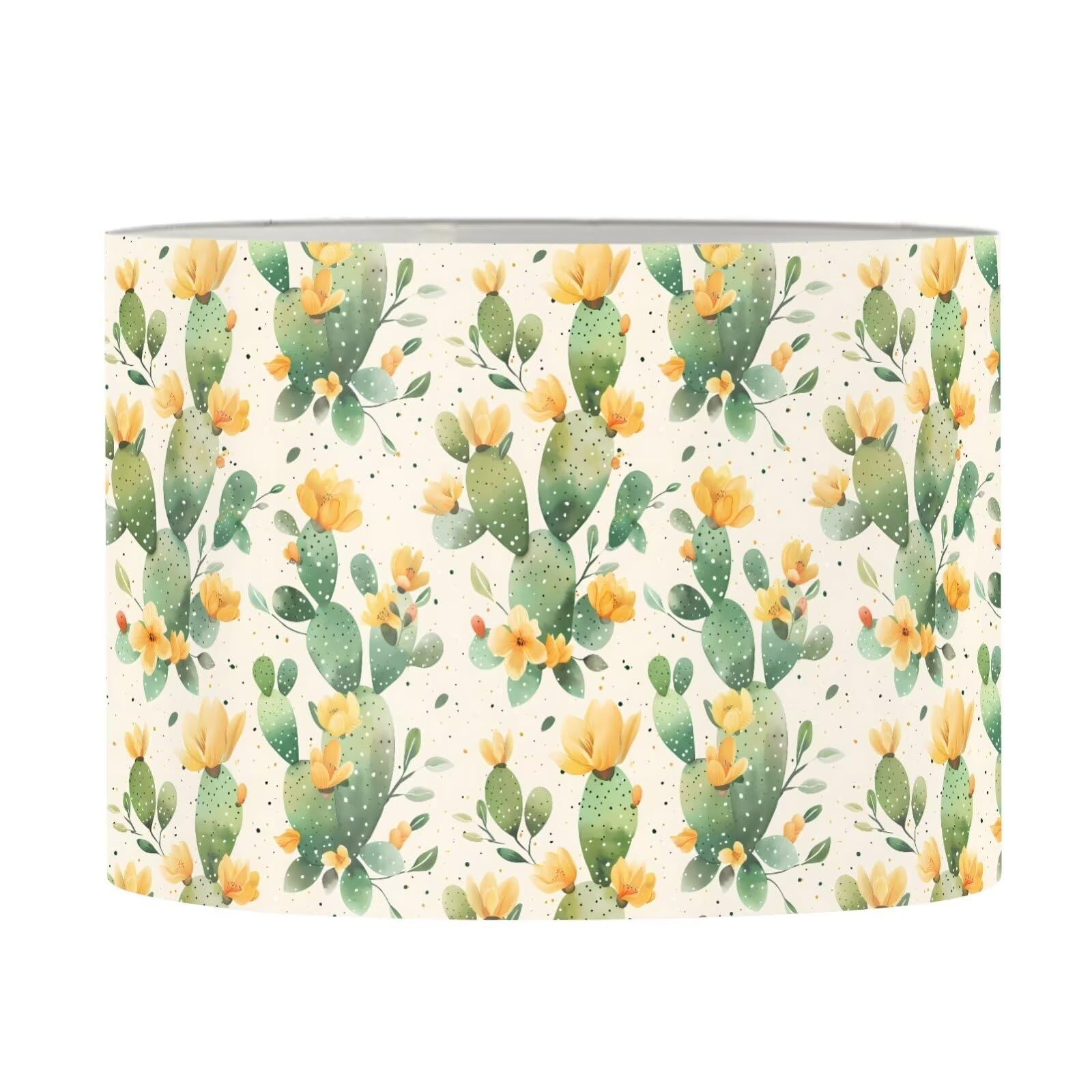 FKELYI Green Cactus Lampshade Lightweight Lamp Shade Cover Replacement for Hanging Pendant Lamp Floor Light Desk Lamp L — image 1