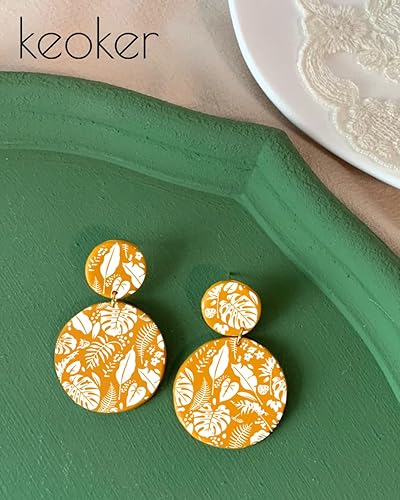 Miniatura 5 de Plantillas de pantalla de seda para arcilla polimérica, kit de impresión de serigrafía reutilizable, para impresión en arcilla y otras joyas, aretes