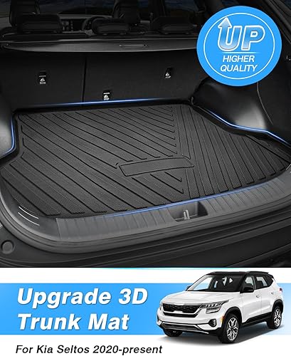 Vista 47 de Powerty Alfombrilla de maletero para Honda Pilot 2016-2021 2022, alfombrillas de carga TPE para todo tipo de clima, forro de carga para asiento