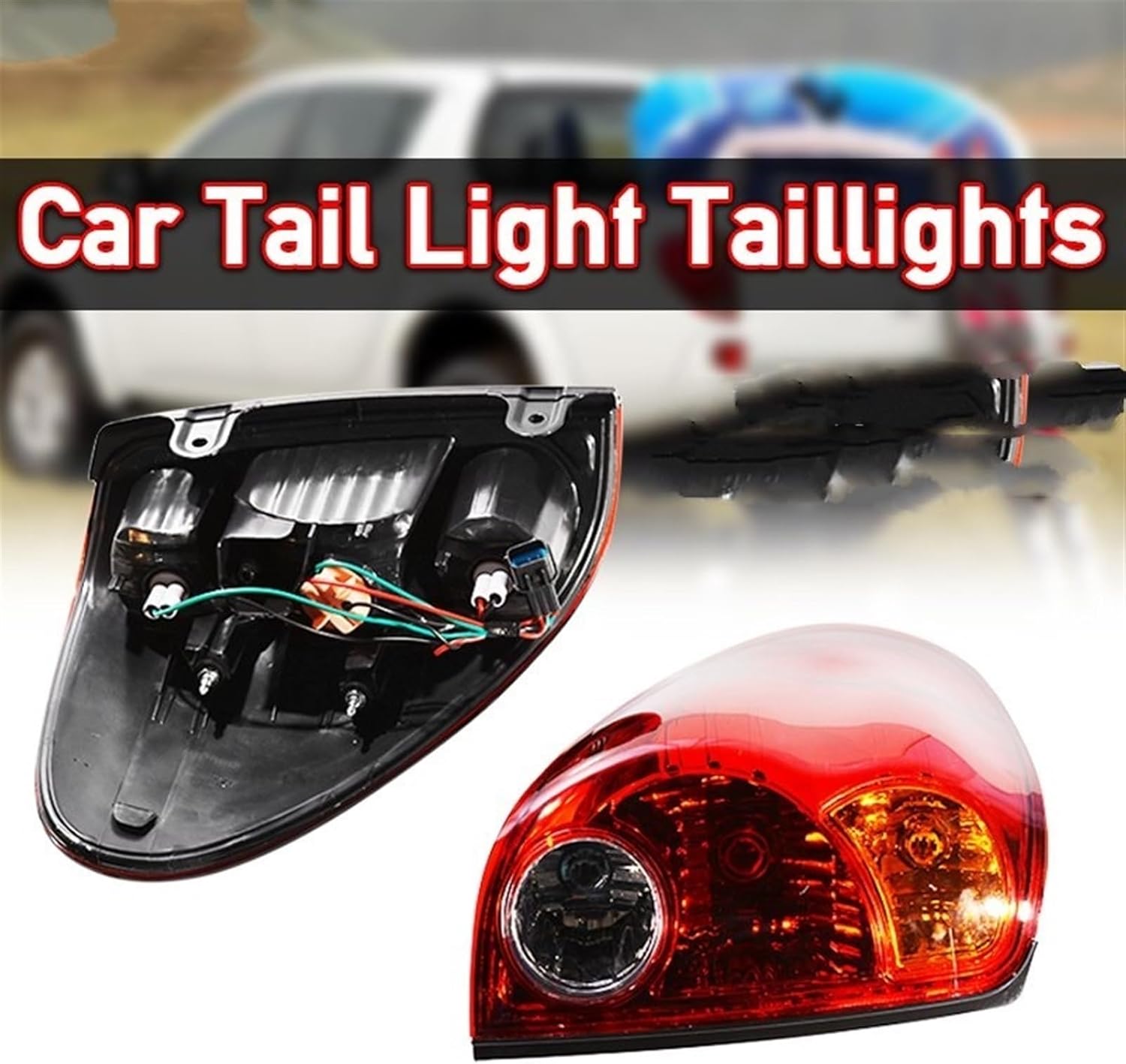 車のテールライト 車左右リアランプテールライトブレーキワイヤー付き交換用テールライトと互換性のある三菱L200トライトンコルト200